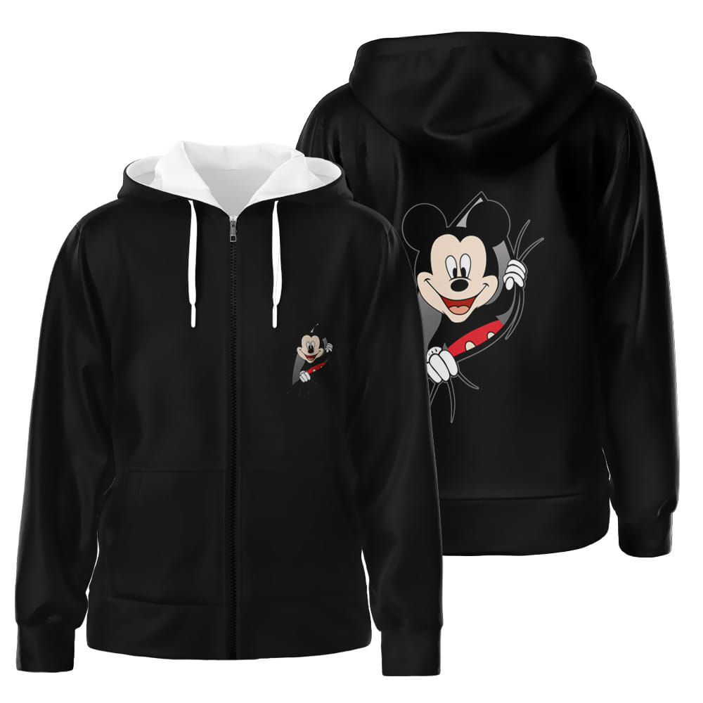 Mickey Mouse Disney 3D All Over Print Hoodie, Zip-Up Hoodie - Printyfly.com